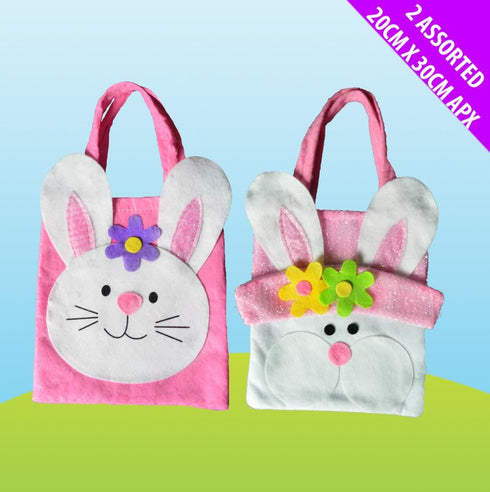 BUNNY FELT EASTER BASKET. DP06614