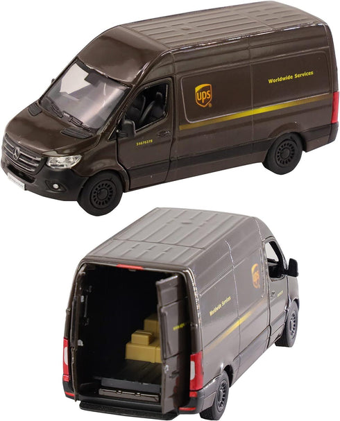 UPS EDITION SPRINTER VAN 1:48 SCALE DIECAST TOY CAR. TY6952