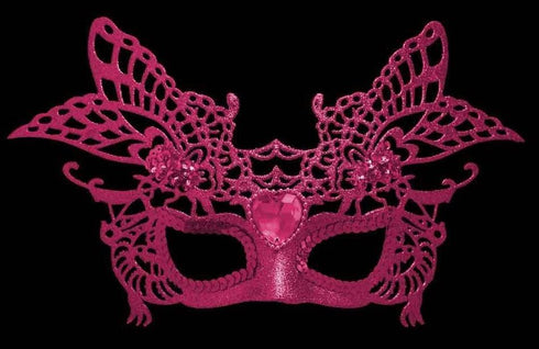 MASQUERADE MASK FUSCHIA. DP54823