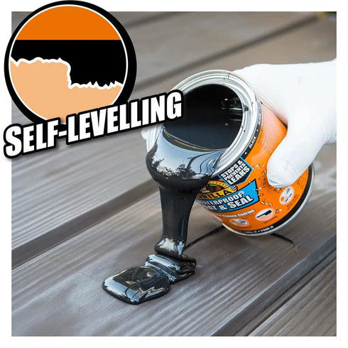 Waterproof Rubber Coating - Gorilla Glue Sealant 473ml Black