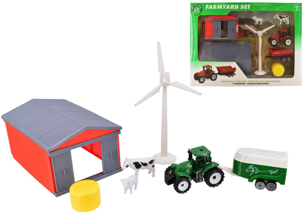 Farmyard Play Set - 7 PCS On The Farm Toy Collection TY0615