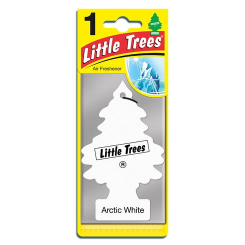 LITTLE TREES CAR AIR FRESHENER - ARCTIC WHITE. MTR0061
