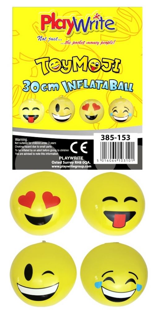 TOY MOJI 30CM INFLATABLE BALL PBH. PL385153