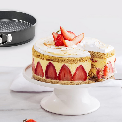 CHEF AID NON STICK SPRINGFORM CAKE PAN 21CM X 6.5CM. 10E10320
