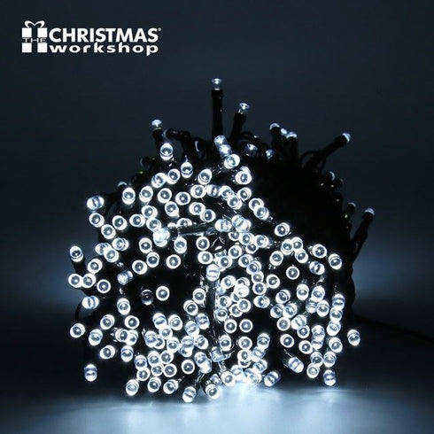 THE CHRISTMAS WORKSHOP 200 BRIGHT WHITE LED CHASER CHRISTMAS LIGHTS 13.9 M. BML77470