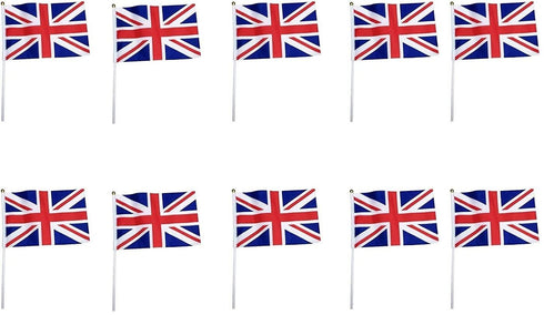 SHATCHI UNION JACK HAND FLAG 10/PK. 116622