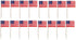 PAP STAR AMERICA FLAG PARTY TOOTHPICK 500/PK. PS16657