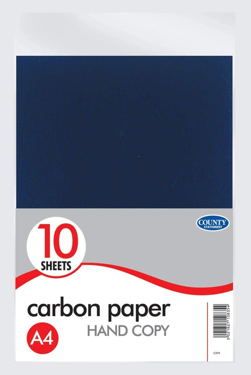COUNTY PACK OF 10 A4 HAND CARBON. C379