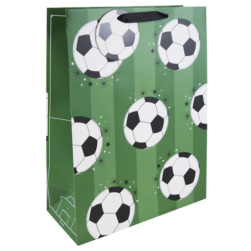 EUROWRAP FOOTY EXTRA LARGE GIFT BAG APX 45 X 33 X 15 CM. 35440-1WC