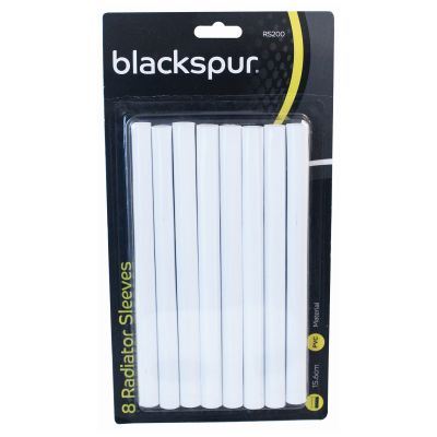 Radiator Pipe Covers - BLACKSPUR 15MM White Sleeves Pack of 8