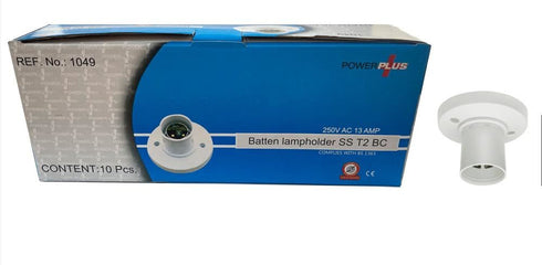POWER PLUS T2 BC BATEN LAMP HOLDER. PP1049