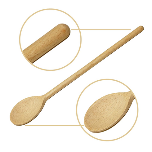 APOLLO BEECH WOOD SPOON 12". 9093