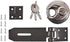 Hasp Lock Set - AMTECH 6 Inch with 70mm Padlock T2150