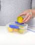 SISTEMA KLIP IT CLEAR FOOD STORAGE CONTAINER WITH BLUE CLIPS 1 LTR. SIS1600