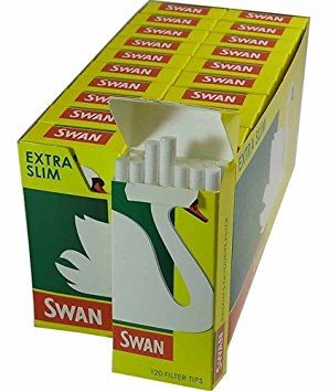 Extra Slim Filter Tips - SWAN SEST 20 Pack