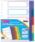 Punch Pocket Dividers - A4 EX Wide 5 Part T301064