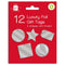 GIFTMAKER CHRISTMAS SILVER LUXURY FOIL GIFT TAGS 12/PK. XAHGT1045