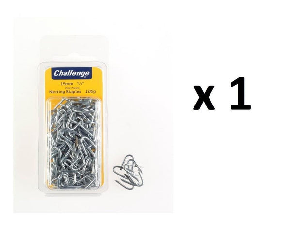 Netting Staples 15mm - Zinc Plated for Durability | FS40240