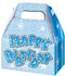 3PK HAPPY BIRTHDAY PARTY BOXES BLUE. DP08050