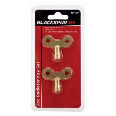 Radiator Bleed Keys - BLACKSPUR Clock Type, 2 Pack BB-RK100