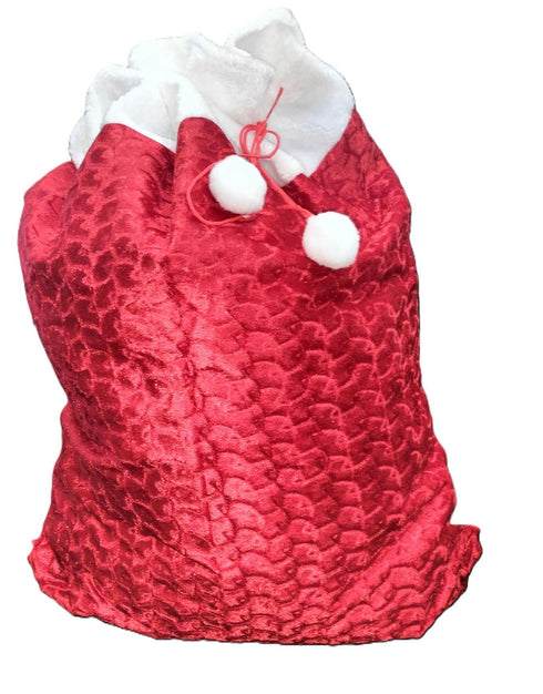 DELUXE GIANT CHRISTMAS / XMAS SANTA SACK 77CM X 60CM SGNT (I.E. STOCKING IDEAL PRE.... KSGNT