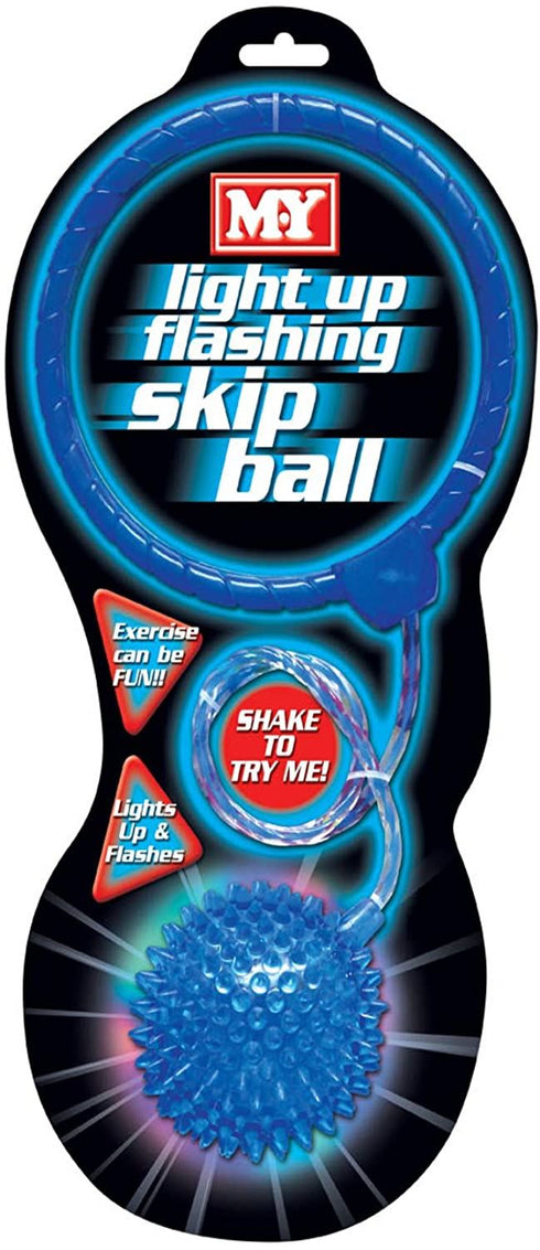 Flashing Ankle Skip Ball - Light Up Skipping Fun for Kids | TY3576
