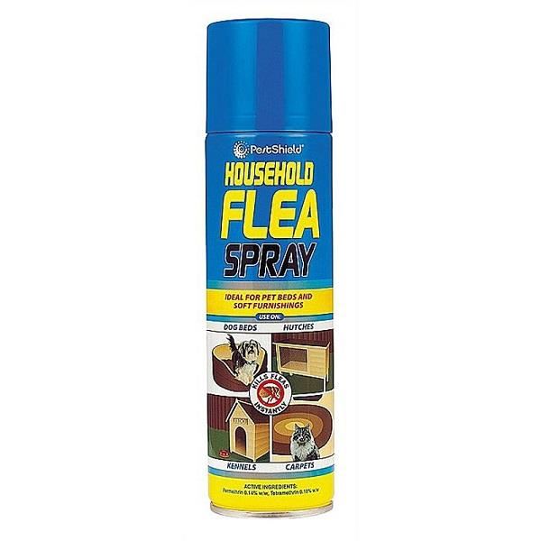 Flea Spray Aerosol - PESTSHIELD Household Flea Control 200ml