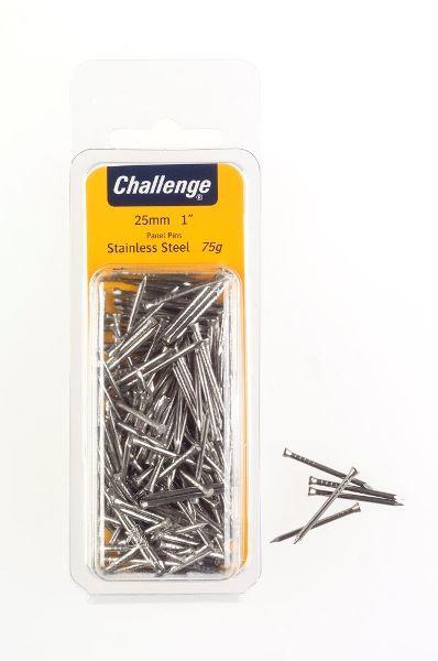 Stainless Steel Panel Pins 25mm - Secure Fastening FS40231