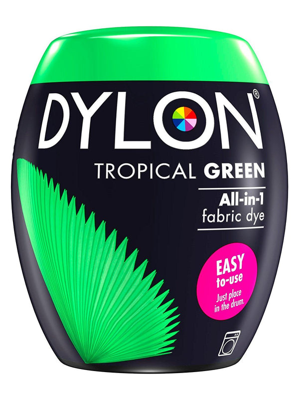 Fabric Dye Pod - DYLON Tropical Green Machine Dye 350g