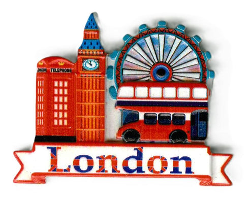 London Fridge Magnet - Assorted Designs JL9076 Souvenir