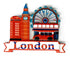 London Fridge Magnet - Assorted Designs JL9076 Souvenir