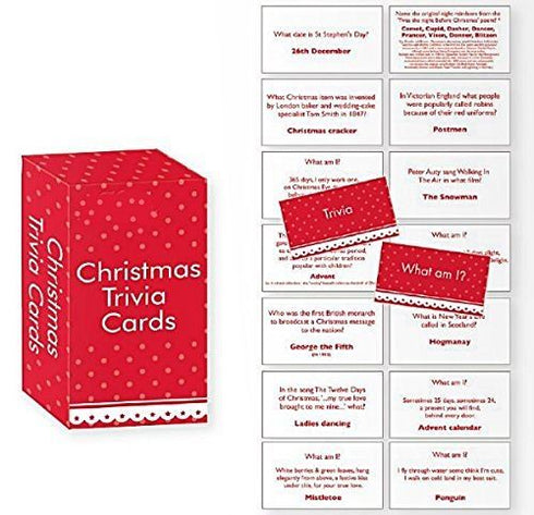 60 CHRISTMAS TRIVIA CARDS. XTRV