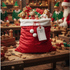 DELUXE GIANT CHRISTMAS / XMAS SANTA SACK 77CM X 60CM SGNT (I.E. STOCKING IDEAL PRE.... KSGNT
