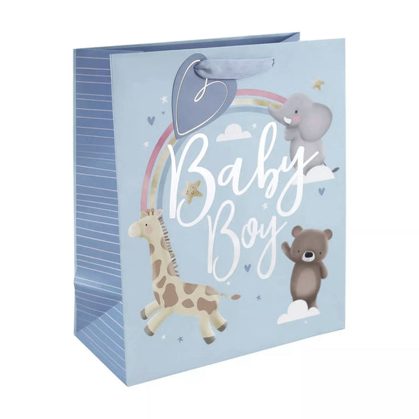 EUROWRAP BABY BOY LARGE GIFT BAG APX 27 X 33 X 14 CM. 35389-2C