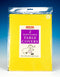 Yellow Paper Table Covers - Caroline Dark 90cm Square 2 Pack