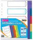 Punch Pocket Dividers - A4 EX Wide 5 Part T301064