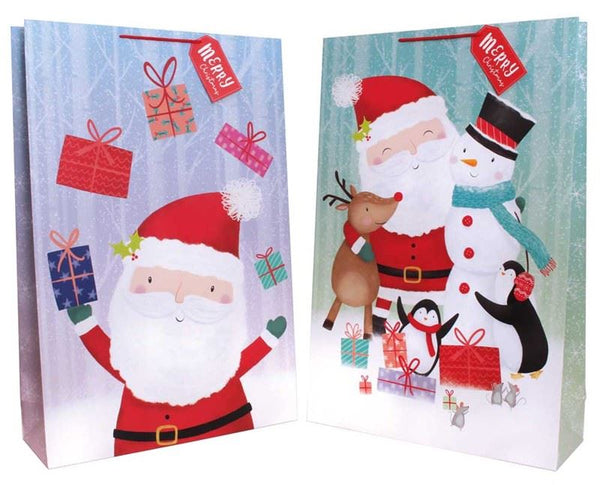 TALLON CUTE SANTA SUPER JUMBO CHRISTMAS GIFT BAG. TAXB0072SJ
