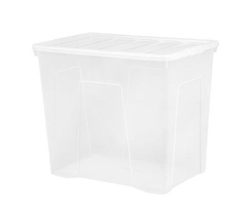 WHAM CRYSTAL 160LTR STORAGE BOX & LID CLEAR. WHAMZ12070