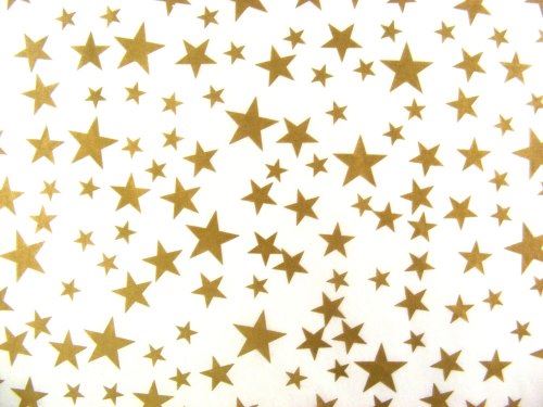 Gold Star Tissue Paper - Elegant C180 Printed Wrapping