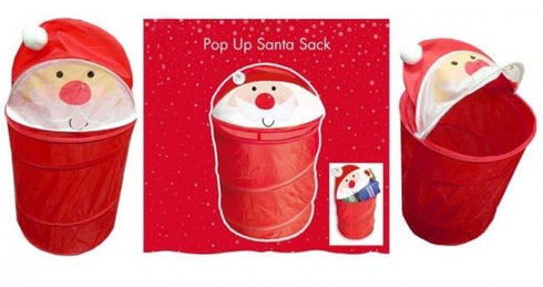 CHRISTMAS POP UP SANTA SACK 3D DESIGN. SPUP