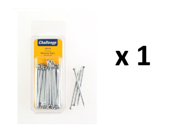 Masonry Nails 60mm - Zinc Plated, 40 Pack FS40278
