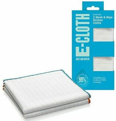 Kitchen Cleaning Cloths - E-CLOTH Wash & Wipe 2-Pack