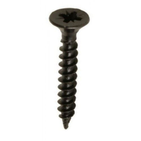 Black Countersunk Screws - FAST PAK VALUE 1611 6x1' 25/Pack