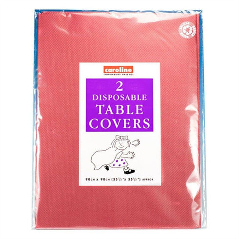 Burgundy Table Cover - Disposable 90x90 - Caroline CV1329