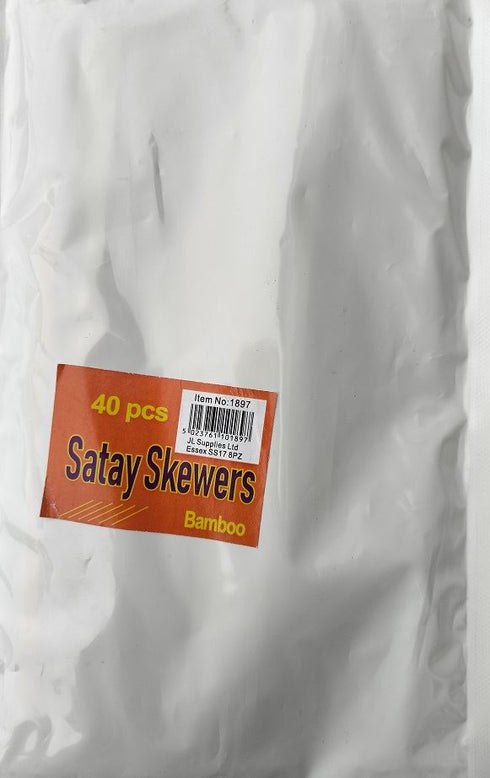 Bamboo Satay Skewers 18cm - Perfect for Grilling | JL1897