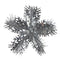 CHRISTMAS FOIL SNOWFLAKE 40CM - SILVER. DP56334