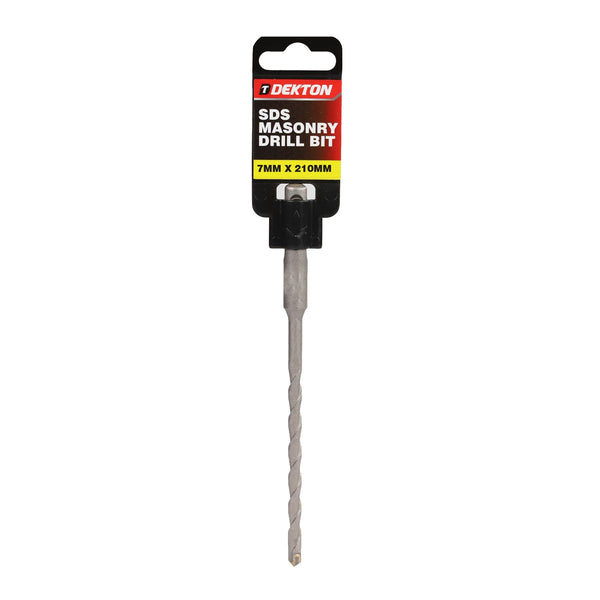 DEKTON SDS MASONRY DRILL BIT 7MM X 210MM. DT80010
