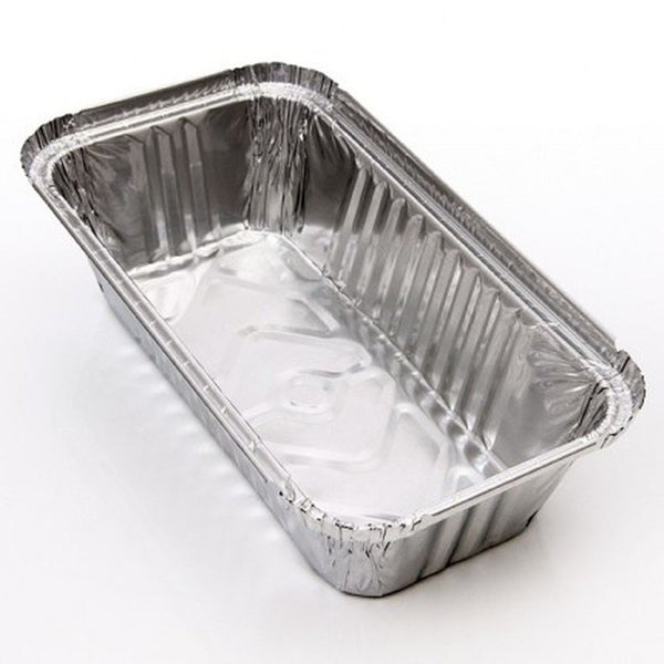 Foil Food Containers 24oz - Durable No 6A Takeout Boxes