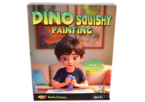 WORLD OF SCIENCE SQUISHY DINO PAINTING KIT. TY3012