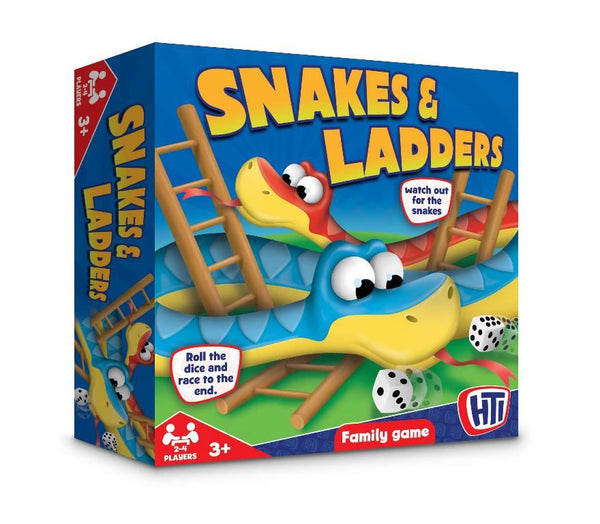 Snakes Ladders Game - HTI Classic Family Board Fun 1374325